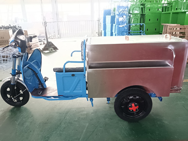 小型环卫不锈钢三轮垃圾车